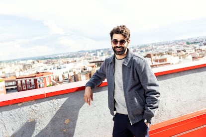 El actor David Verdaguer, en un hotel de Madrid.