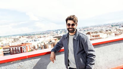 El actor David Verdaguer, en un hotel de Madrid.