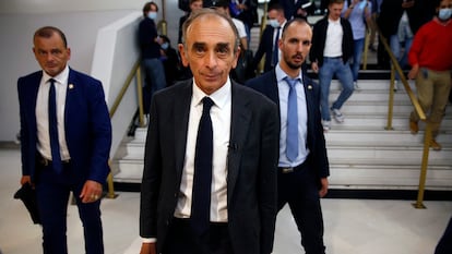 Éric Zemmour em outubro, na apresentação de seu livro ‘La France N’A Pas Dit son Dernier Mot’ (“a França não disse sua última palavra”) em Paris.