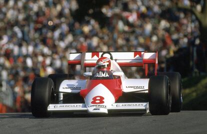 Niki Lauda, a bordo de su monoplaza, en una imagen sin fechar.
