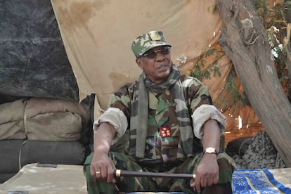 El presidente de Chad, Idriss Déby, durante la operación militar contra Boko Haram en el Lago Chad.