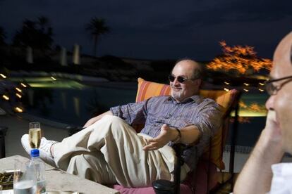 Salman Rushdie, fotografiado en Los Cabos (México) en septiembre 2008.