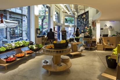 Tienda Punt de Sabor, de productos ecológicos.