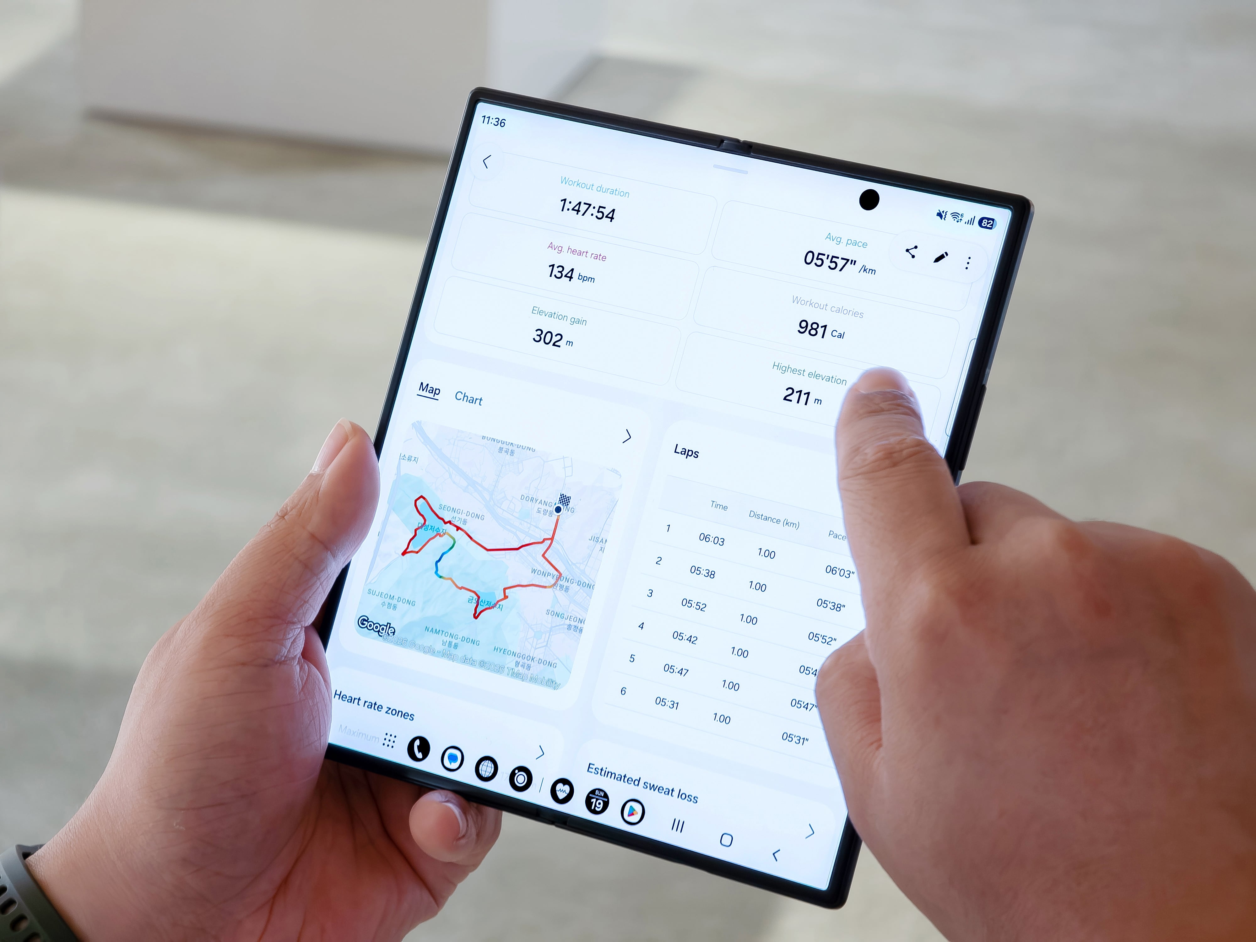 El nuevo Samsung Galaxy Z Fold8 Ultra dispone de una pantalla principal de 8 pulgadas, la mayor en un plegable de la compañía.