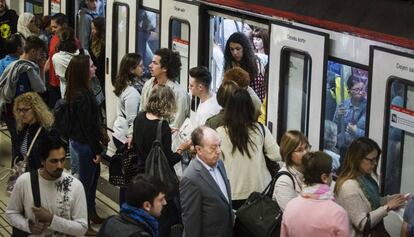 Imatge de la vaga de metro.