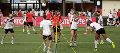 Entrenamiento de Alemania.