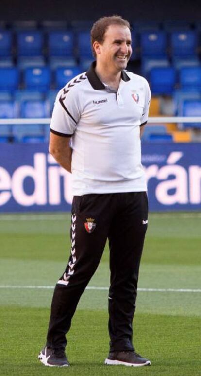 Jagoba Arrasate, entrenador de Osasuna