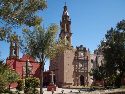 La parroquia de Huichapan, en el Estado de Hidalgo.