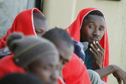 Resgate de imigrantes no fim de junho em Tarifa.