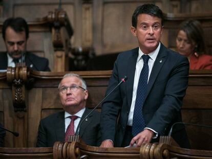 El concejal de Barcelona y ex primer ministro francés Manuel Valls.