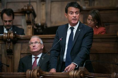 El concejal de Barcelona y ex primer ministro francés Manuel Valls.