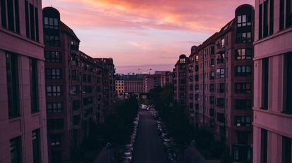 La ciudad de Berlín, Alemania