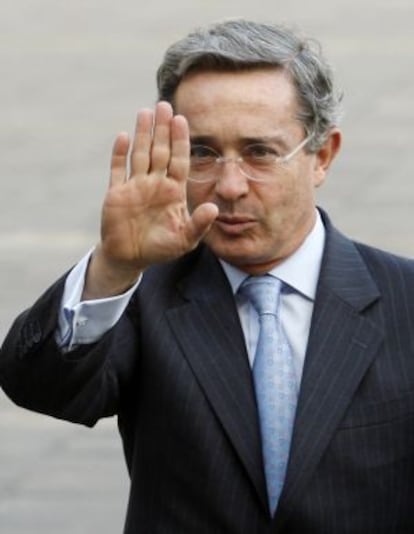 El expresidente de Colombia Álvaro Uribe.