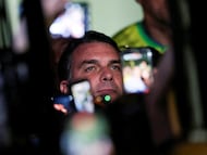 El candidato a la presidencia de Brasil, Flavio Bolsonaro.