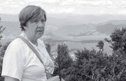 Maruja Carrasco en el Pirineo Navarro en junio de 2013