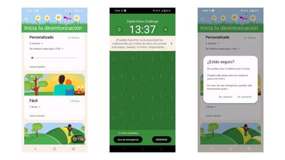 Digital Detox incluye varios desafíos para 'desengancharse' del móvil.