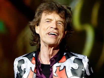 Mick Jagger, em um shos dos Rolling Stones no ano passado.