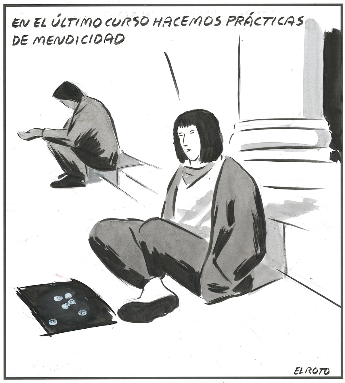 El Roto: prácticas de mendicidad