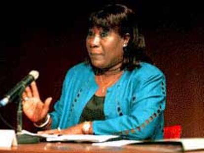 Ndioro Nydiaye, directora general de la Organización Internacional para las Migraciones, ayer en Valencia.