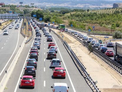 Tráfico en la A-3 el pasado 2 de julio.