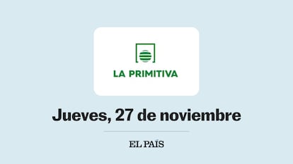 Sorteo de La Primitiva jueves 27 noviembre 2025