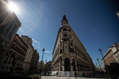 Vista del Centro Canalejas en la confluencia de las calles Sevilla y Alcalá.