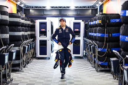 Checo Pérez en el Gran Premio de Fórmula 1 de Gran Bretaña