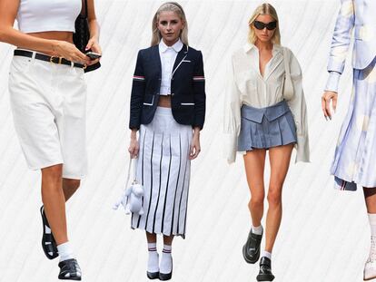 White socks with shoes and sandals, the trend you either love or hate