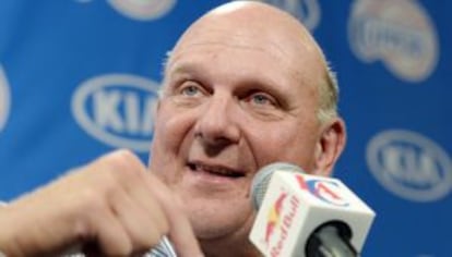 Steve Ballmer, tras la compra de los Clippers.