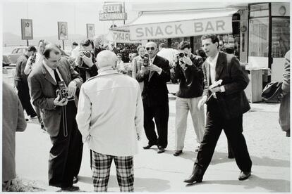 Picasso en Cannes, en 1957