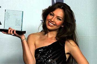 La cantante Thalía.