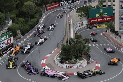 Circuito callejero del Gran Premio de Fórmula 1 de Mónaco, el 27 de mayo de 2018.