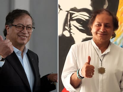 Gustavo Petro y Juan Fernando Petro.