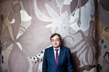 Jean-Louis Nakamura, director de la boutique de Conviction Equities de Vontobel, en el restaurante Trocadero de Madrid.