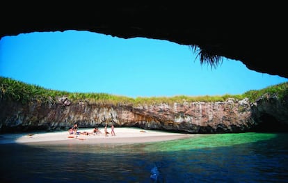 La Playa del Amor en el Pacífico mexicano.