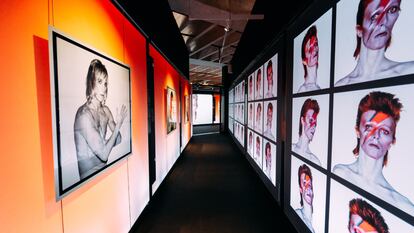 Sala de la exposición "Bowie Taken by Duffy"