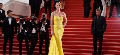 La actriz Charlize Theron en Cannes.