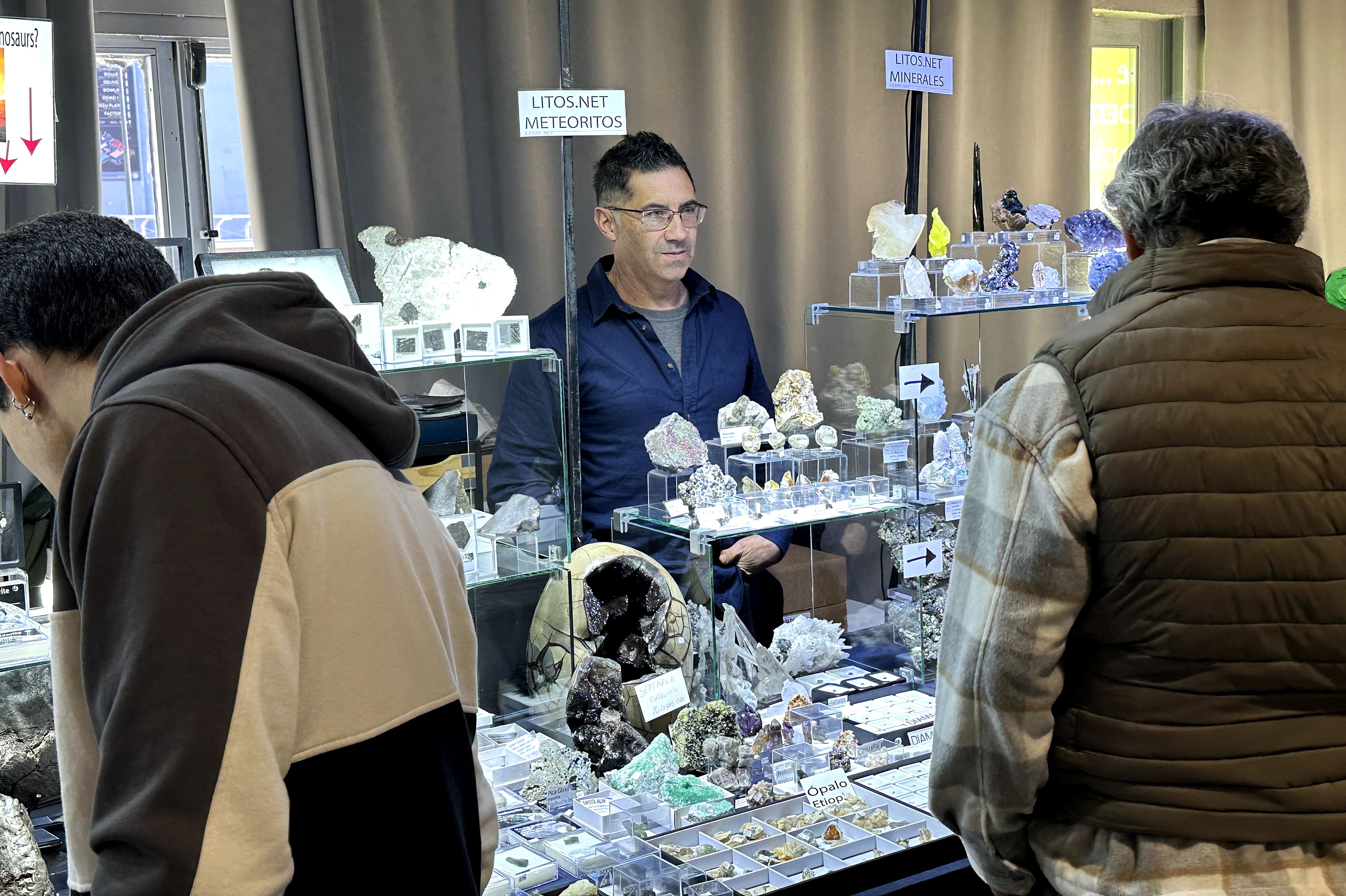 Feria de Minerales, Fósiles y Meteoritos de Madrid, en 2024.