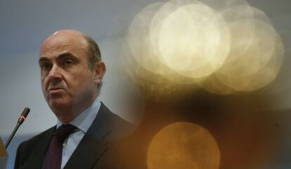 El ministro de Economía, Luis de Guindos.