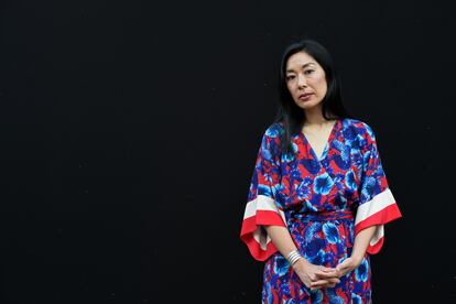 La escritora Katie Kitamura, en Roma en julio de 2022.
