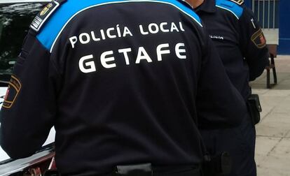 Imagen de archivo de la policías locales de Getafe.