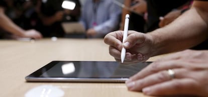 Pruebas posteriores a la presentaci&oacute;n de los nuevos productos de Apple en San Francisco