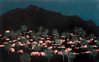 'From the palm trees I' (2020), by Greta Chicheri.  Atlantic Center of Modern Art Collection.  Cabildo of Gran Canaria