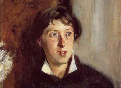 La escritora Vernon Lee, retratada por John Singer Sargent, en 1881.
