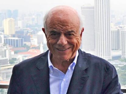 El presidente de BBVA, Francisco González, en Singapur.