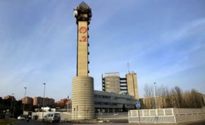 Edificio de Radio Televisión Valenciana ( RTVV) en Burjassot.