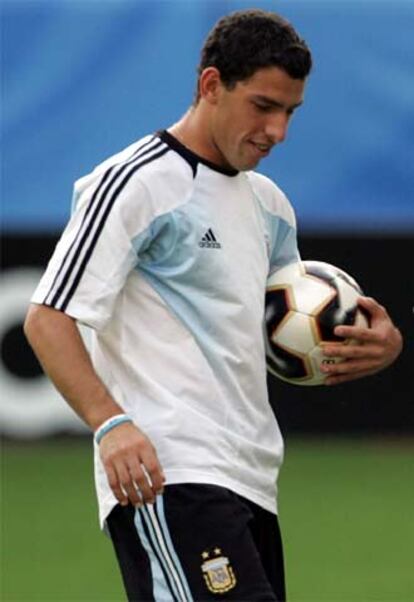 Maxi, con la selección argentina. (ASSOCIATED PRESS)