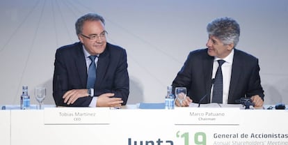 Marco Patuano y Tobías Martínez