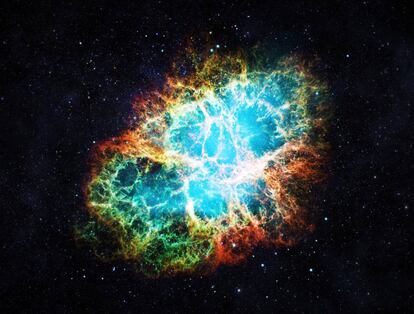 La nebulosa del Cangrejo. 