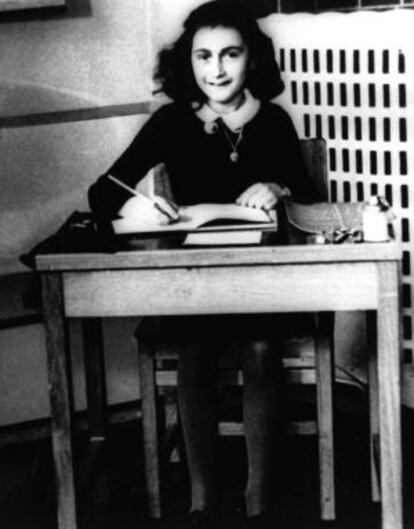 La niña Ana Frank, autora del 'Diario de Ana Frank'.
